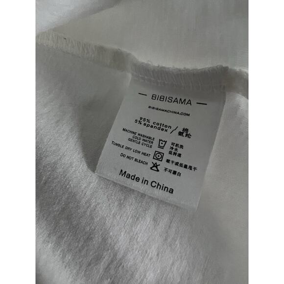 BiBi Sama T Shirt Anime Japanese Sword Skull Short Sleeve Small Cotton Spandex - Picture 4 of 6